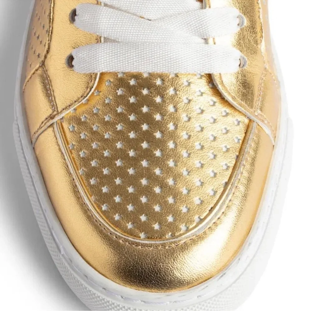 Zadig & Voltaire High Flash Metallic Hi-Tops NIB - Picture 5 of 10